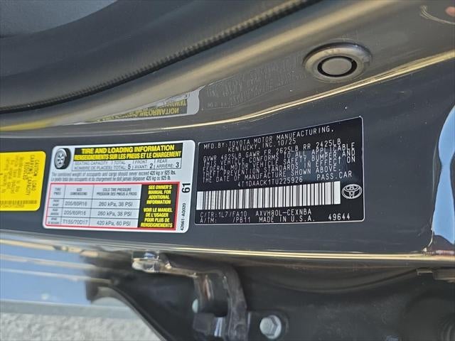 2026 Toyota Camry LE