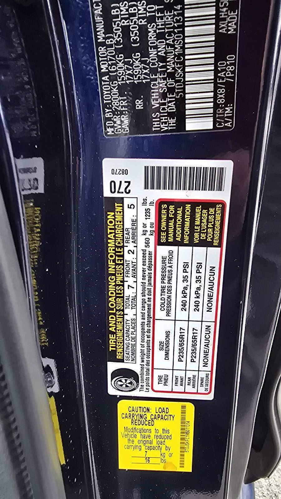 2021 Toyota Sienna XLE