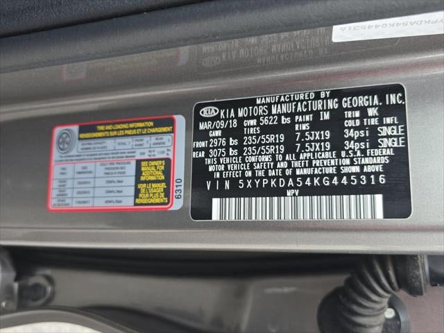 2019 Kia Sorento SX V6