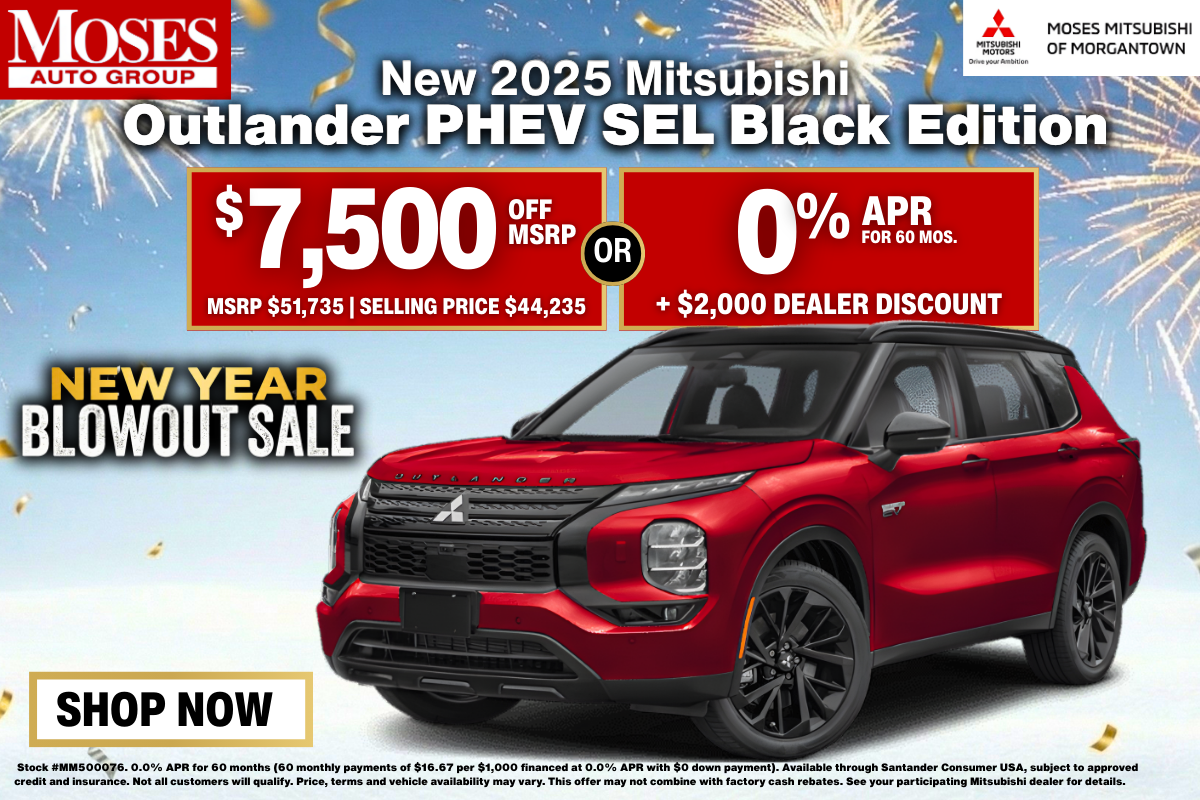 2025 Outlander PHEV SEL Black Edition Offer