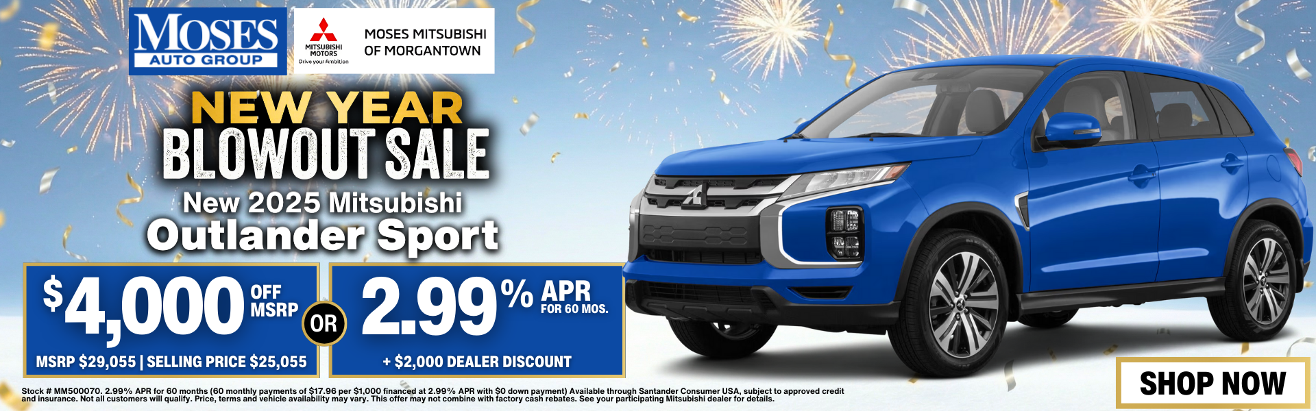 2025 Outlander Sport January Offer