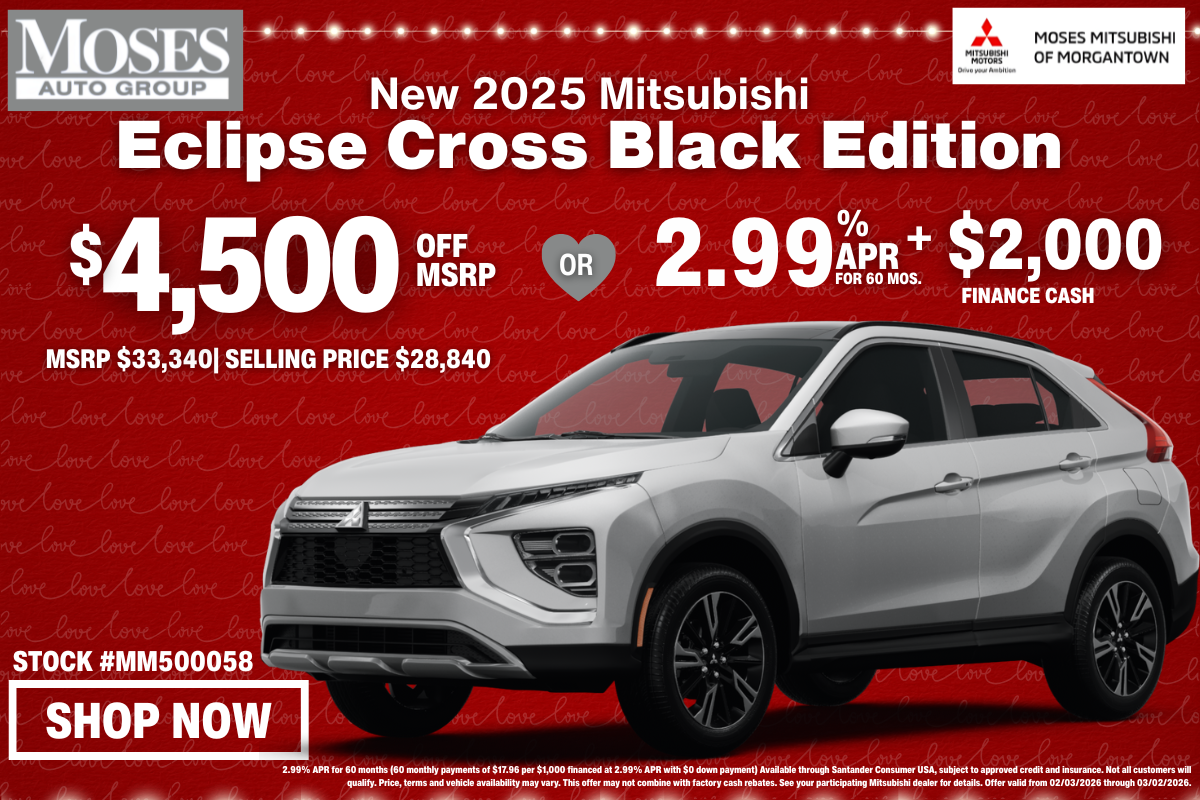 2025 Eclipse Cross Black Edition February Offer