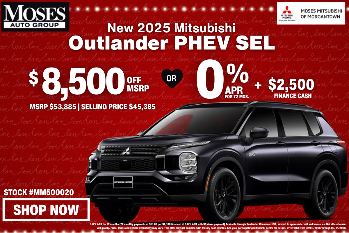 2025 Outlander PHEV SEL February Offer