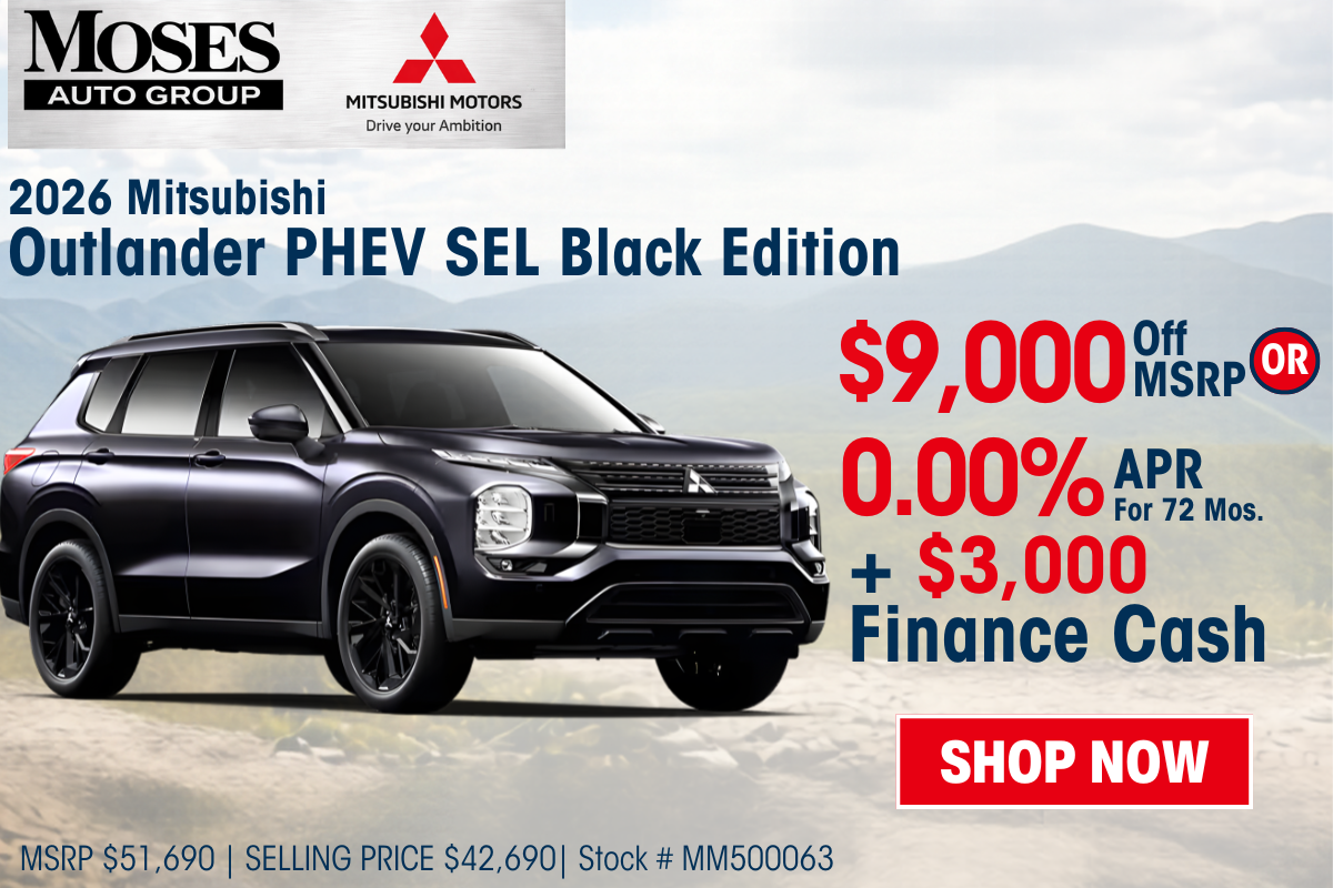 2026 Mitsubishi Outlander PHEV SEL Black Edition