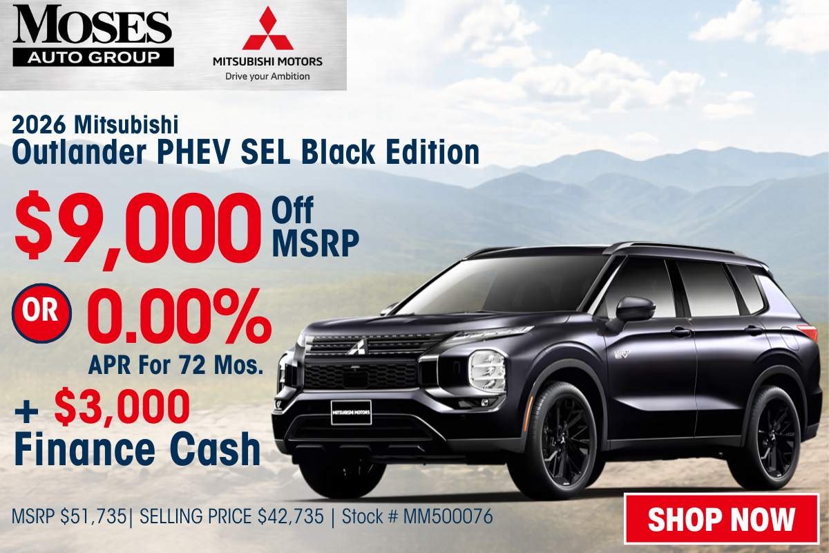 2026 Mitsubishi Outlander PHEV SEL Black Edition