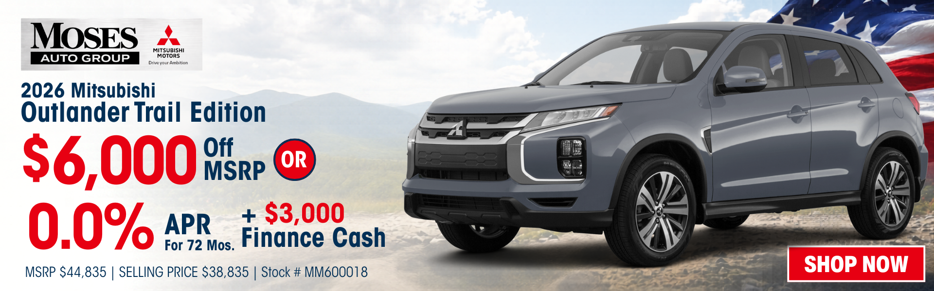 2026 Mitsubishi Outlander Trail Edition