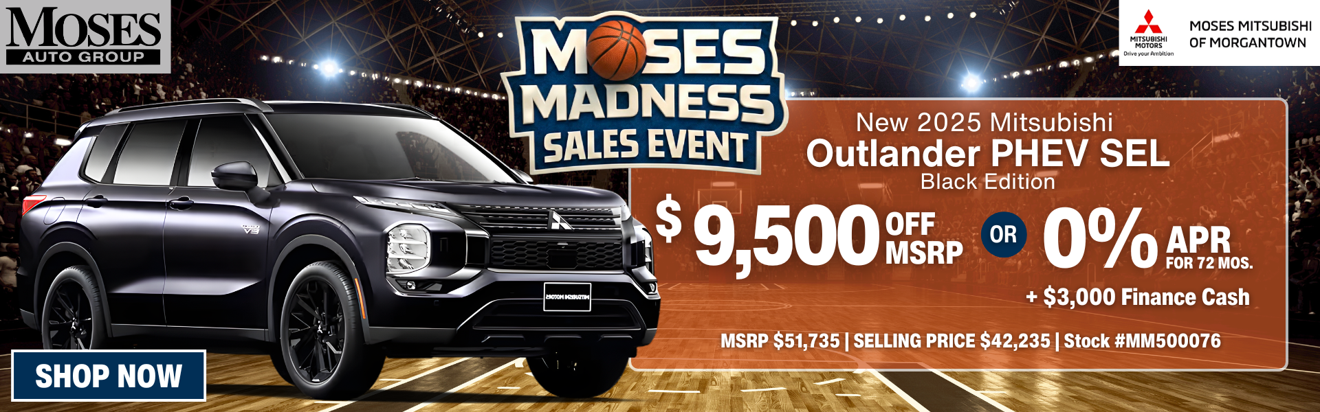 2025 Outlander PHEV SEL March Offer